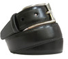 Alden 30mm Black Calfskin Dress Belt With Nickel buckle #0111