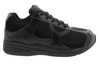 Drew Men's Surge  Leather and Mesh Athletic Sneaker Black