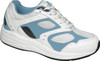 Drew Women's Flare White/Blue Leather