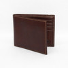 Torino Tumbled Leather Billfold Wallet Brown