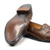 Zelli Rossi Teju Lizard Penny Loafer Cognac