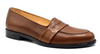 Zelli Savannah Italian Calfskin Penny Loafer Chili