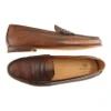 Sherman Brothers Ventura Deerskin Penny Loafer Cedar