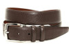 Torino Pebble Grained Calfskin Belt Brown