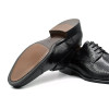 Zelli Giovanni Teju Lizard Lace-Up Black