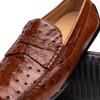 Zelli Monza Ostrich Quill Driver Brandy