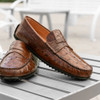 Zelli Monza Ostrich Quill Driver Brandy