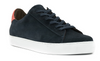 G. Brown Court #460 Suede Sneaker Navy w/ Tan Tab