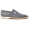 Zelli Meo 3 Sueded Goatskin Penny Loafer Grey