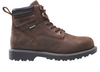 Wolverine Women's Floorhand 6" Steel Toe Boot Brown Leather
