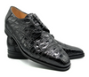 Zelli  Andrea Crocodile Lace Up Black