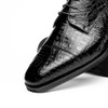 Zelli  Andrea Crocodile Lace Up Black