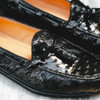 Zelli Franco Ostrich Tassel Loafer Black