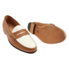 Sherman Brothers Shag Loafer Walnut/White Leather