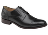 Johnston & Murphy Lewis Cap Toe Black