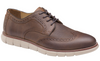 Johnston & Murphy Holden Embossed Wingtip Brown