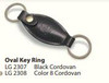 Alden Oval Key Ring Color 8 Shell Cordovan