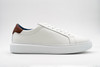 G. Brown Puff #703 Calfskin Sneaker White w/Tan Tab