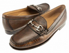 Sherman Brothers Preston Deerskin Bit Loafer Chestnut