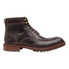 Johnston & Murphy Barrett Moc Toe Shearling Full Grain Boot Dark Brown