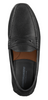 Johnston & Murphy Damon Penny Italian Calfskin Loafer Black