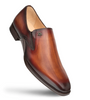 Mezlan Artisan Gored Slip On Cognac/Rust