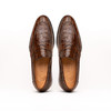 Zelli Roma Crocodile Penny Loafer Cognac