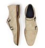 Zelli Legerra Sueded Goatskin Monkstrap Sand