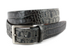 Torino Hornback Crocodile Embossed Calfskin Belt Grey