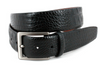 Torino Hornback Crocodile Embossed Calfskin Belt Black