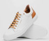 Zelli Diaz Rubberized Calfskin Sneaker White