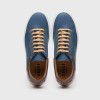 Zelli Diaz Rubberized Calfskin Sneaker Navy