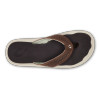 Olukai Men's Ulele Beach Sandals Dark Wood