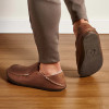 Olukai Men's Moloā Slipper Toffee/Dark Wood