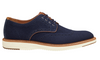 Johnston & Murphy Upton Knit wing tip navy