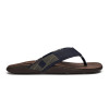 Olukai Men's Tuahine Beach Sandal Trench Blue/Dark Wood