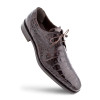 Mezlan Men's Crocodile Lace Up Anderson Dark Brown