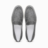 Zelli Livorno Sueded Italian Goatskin Loafer Grey 