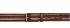 Mezlan Classic Lizard Belt Dark Brown