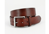 Torino HAND BURNISHED BRIDLE LEATHER CASUAL BELT IN BROWN