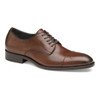 Johnston & Murphy Langford Cap Brown Italian Calfskin