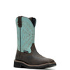 Wolverine WOMEN'S RANCHER ARROW STEEL-TOE WELLINGTON WORK BOOT Aqua