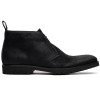 Zelli REZZA SUEDE CALFSKIN CHUKKA BOOT BLACK