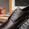 Zelli ENZO ITALIAN CALFSKIN CAP TOE GREY