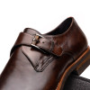 Zelli ROMAN ITALIAN CALFSKIN MONKSTRAP CHESTNUT