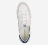 Johnston & Murphy Anson Stretch Lace-To-Toe White English Suede/Sheepskin