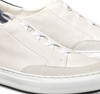Johnston & Murphy Anson Stretch Lace-To-Toe White English Suede/Sheepskin