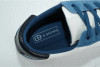 G. Brown Dynamic Calfskin/Suede Sneaker White and Blue