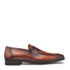 Mezlan Avenue Rubber Sole Penny Loafer Cognac/Rust