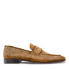 Mezlan Caro Suede Penny Loafer Taupe